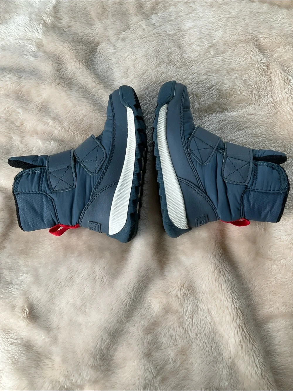 Sorel Kids Navy and Red Snow Boots - waterproof